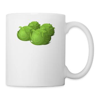 salad salad lettuce halloween vegetables vegetables7 - Mug - white - Right