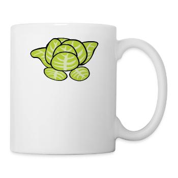 salad salad lettuce halloween vegetables vegetables27 - Mug - white - Right