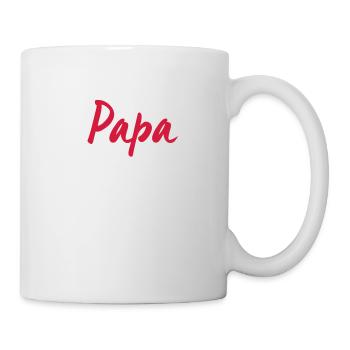 Handball Fussball Tennis Spieler Papa Dad Vater - Tasse - Weiß - Rechts