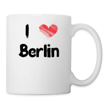 I love Berlin - Tasse - Weiß - Rechts
