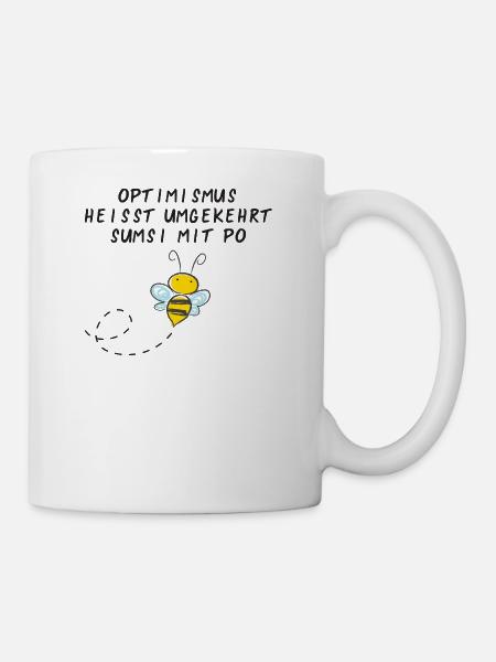 Sumsi mit Po - Tasse - Weiß