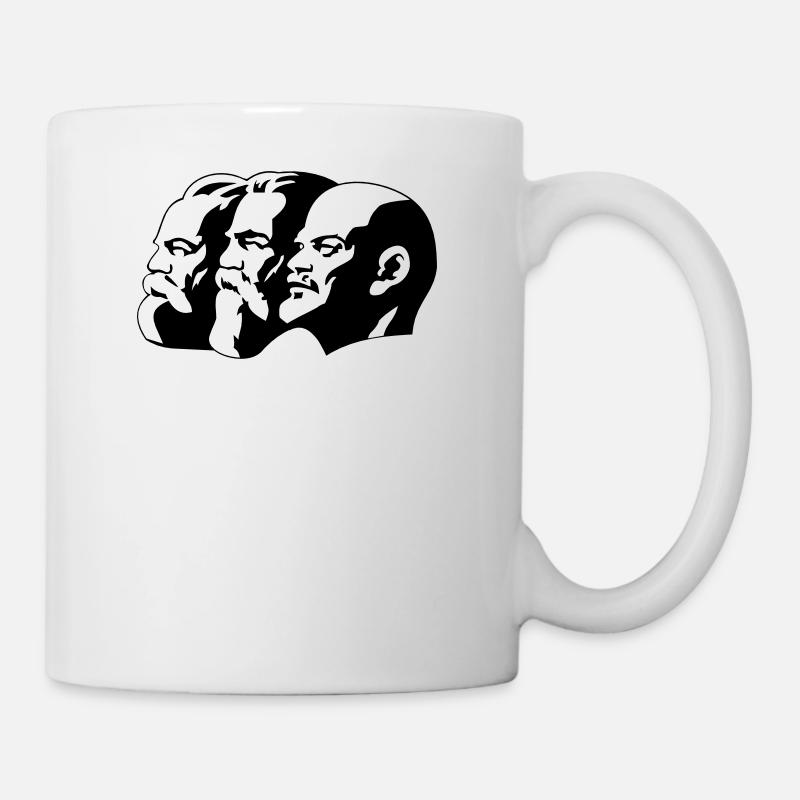 Karl Marx, Friedrich Engels and Lenin - Mug - white