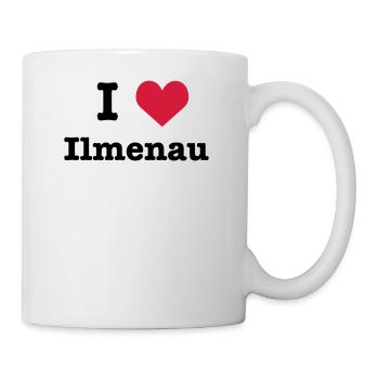 I love (heart) Ilmenau - Tasse - Weiß - Rechts