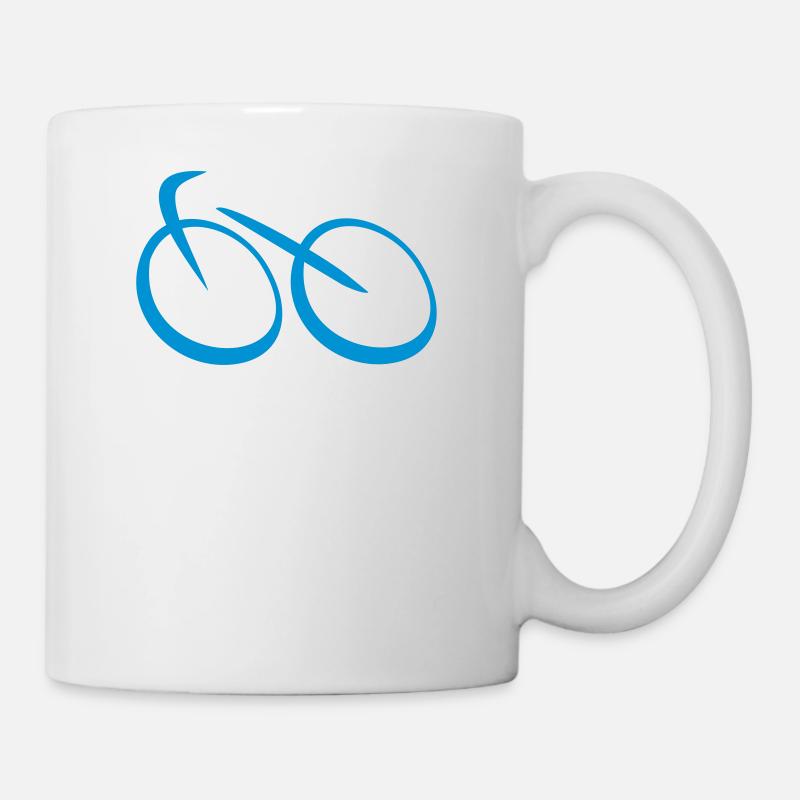 Fahrrad - Tasse - Weiß