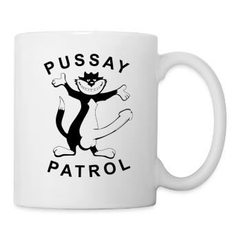 Pussay Patrol from as seen in The Inbetweeners - Mug - white - Right