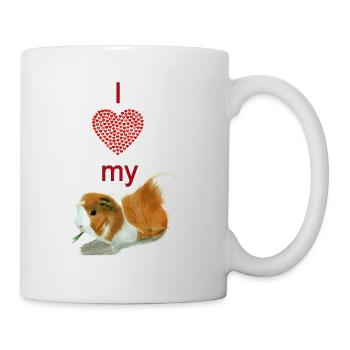 I love my guinea pig - Mug - white - Right