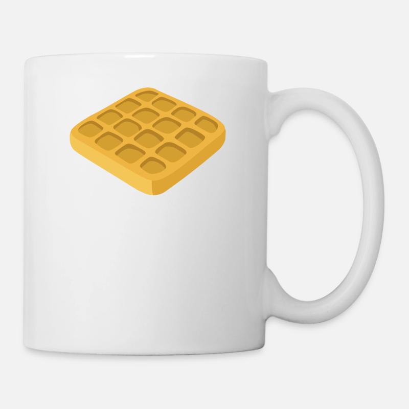 belgian waffles belgische waffeln breakfast4 - Tasse - Weiß