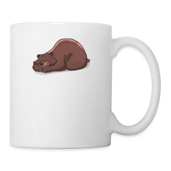 Schlafender Bär - Mug blanc - blanc - Droite