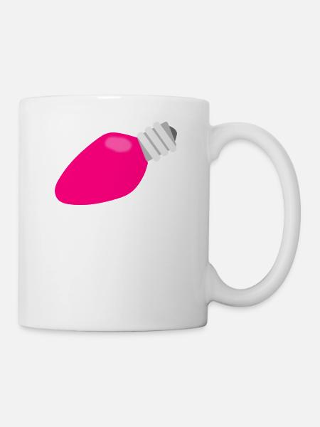 weihnachten winter rentier weihnachtsmann ugly chr - Tasse - Weiß