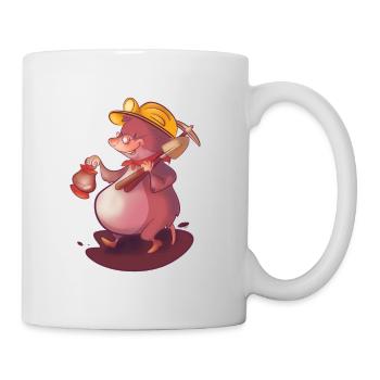 Mole underground - Mug - white - Right
