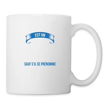 Olivier idéal mythe cadeau noël - Mug blanc - blanc - Droite