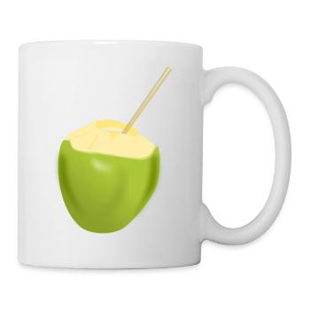 lait de coco - Mug blanc - blanc - Droite
