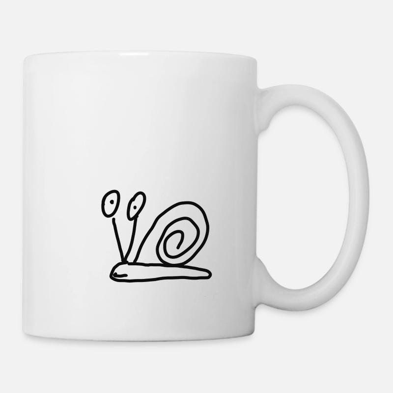 Escargot - Mug blanc - blanc