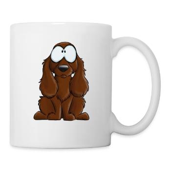 Je Suis Cocker Anglais Chocolat - Mug blanc - blanc - Droite