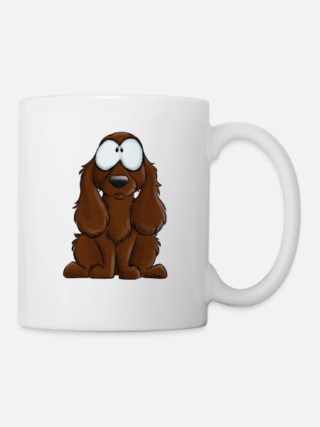 Je Suis Cocker Anglais Chocolat - Mug blanc - blanc