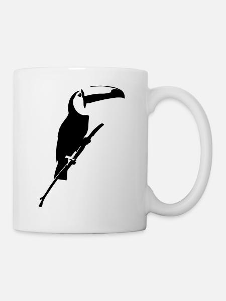 toucan - Mug blanc - blanc