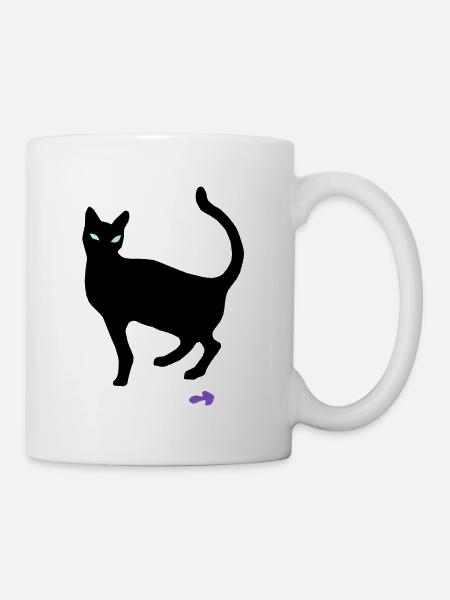 Chat - Mug blanc - blanc
