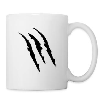 Marques de griffes - Mug blanc - blanc - Droite