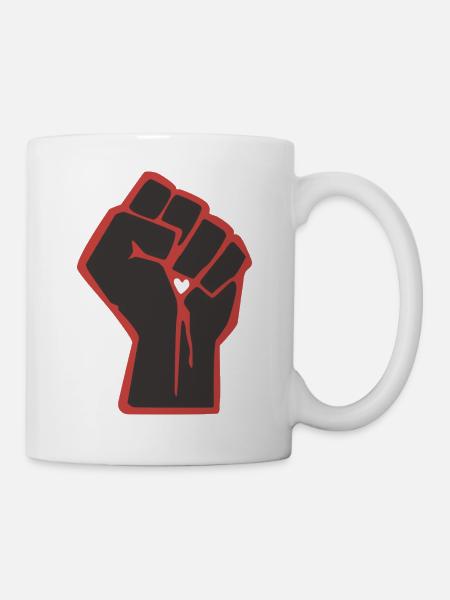 fist 2385848 1280 - Tasse - Weiß