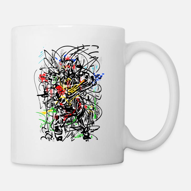 abstrait - Mug blanc - blanc