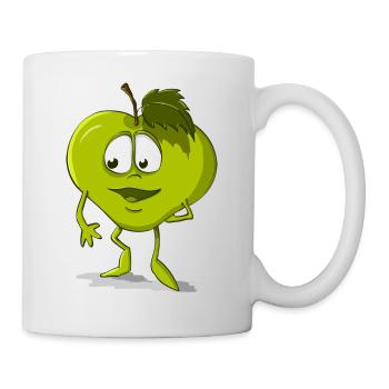 Sweet green apple. Gift - Mug - white - Right
