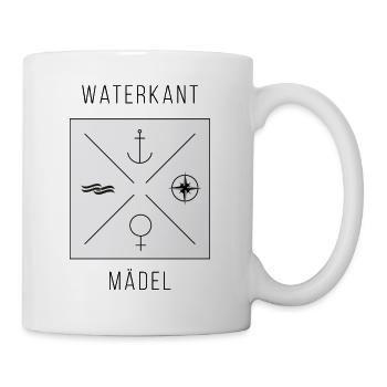 Waterkant Maedel - Tasse - Weiß - Rechts