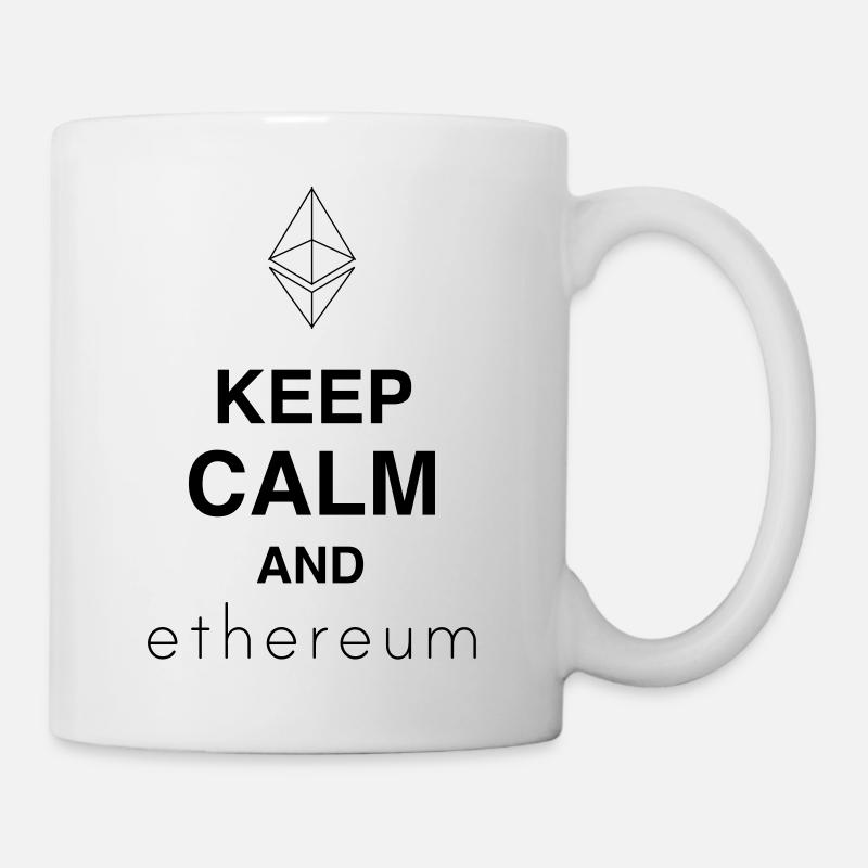 garder son calme et étherium - Mug blanc - blanc