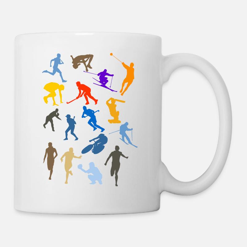 sportif - Mug blanc - blanc