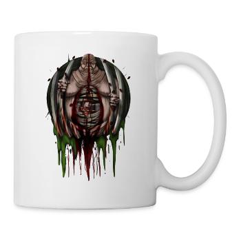 graisse monstre - Mug blanc - blanc - Droite