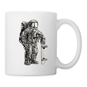 ASTRONAUTE SKATER - cadeau de Astronautes - Mug blanc - blanc - Droite