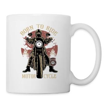MOTORCYCLE RIDER - Motorcycle Caferacer Gift - Mug - white - Right