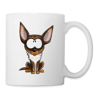 Je Suis Chihuahua - Chocolat Feu Blanc - Mug blanc - blanc - Droite