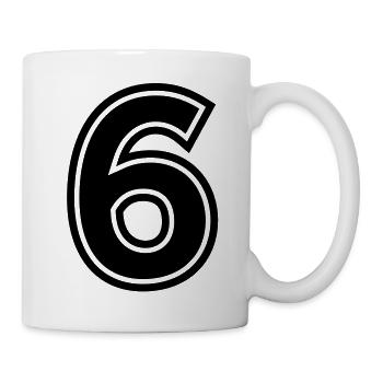 number_six - Tasse - Weiß - Rechts