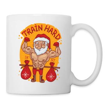 Fitness Santa Claus - Mug - white - Right