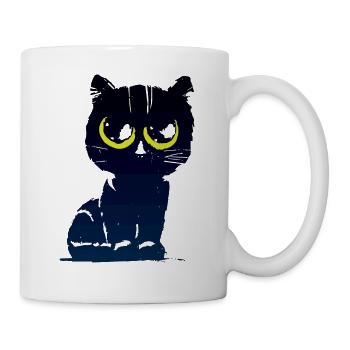 Black Cat 2 - Mug blanc - blanc - Droite