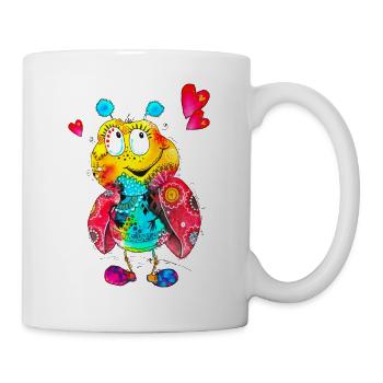 Casimir le ladybug - Mug blanc - blanc - Droite