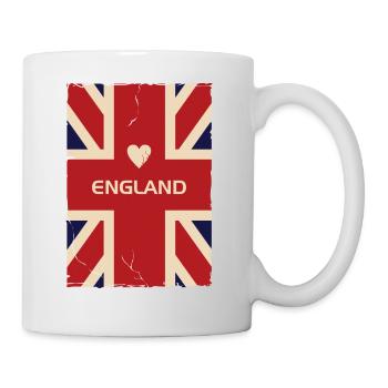 J'aime l'Angleterre - Mug blanc - blanc - Droite