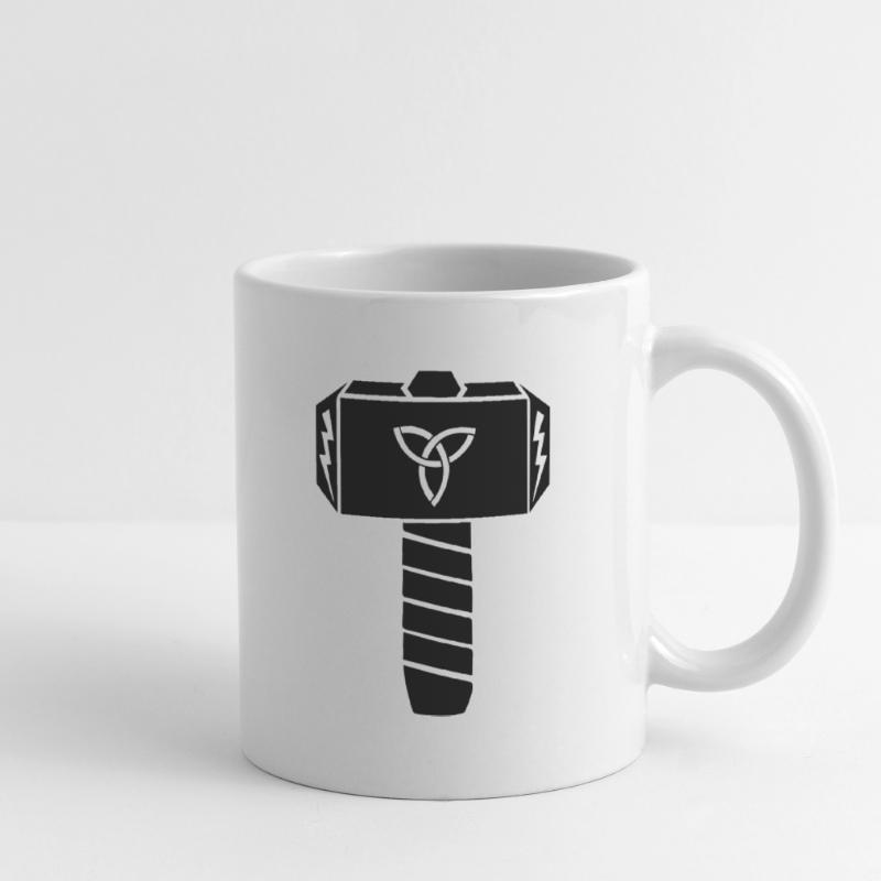 Marteau de Thor de Mjölnir Thor Mug blanc