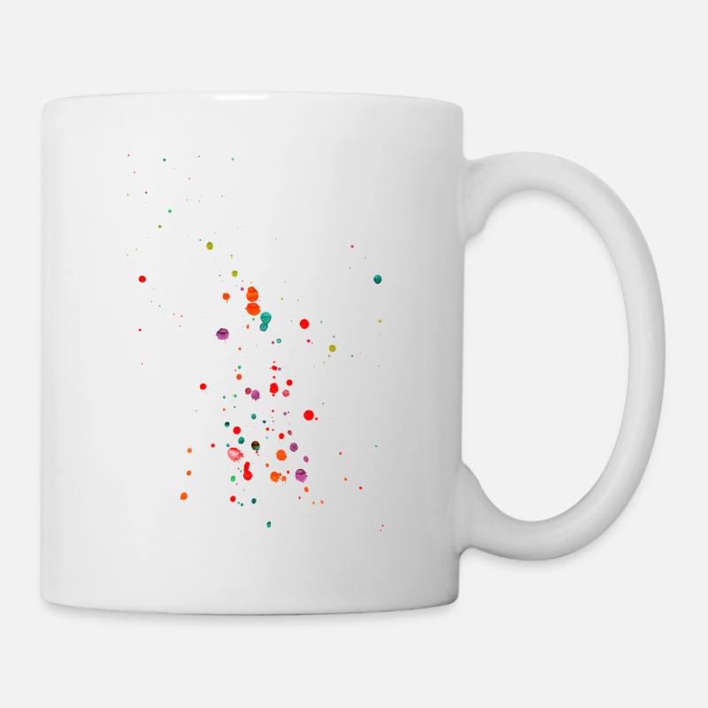 Klecksekunstwerk - Mug blanc - blanc