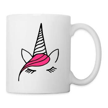 Licorne Licorne - Mug blanc - blanc - Droite