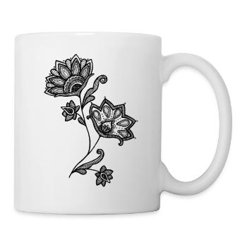 Two flowers - Mug - white - Right
