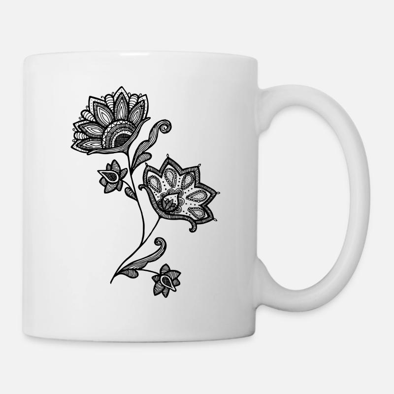 Two flowers - Mug - white
