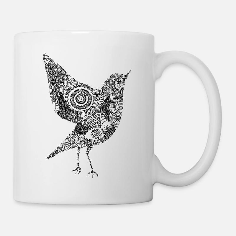 L'oiseau - Mug blanc - blanc
