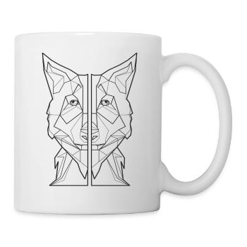 chien ami chien chemise de chien amoureux - Mug blanc - blanc - Droite