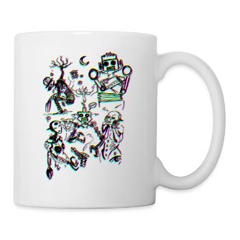 DandyBot - Tasse - Weiß - Rechts