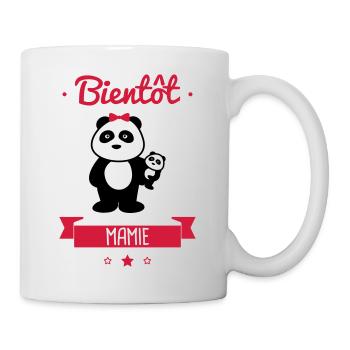 Bientôt Mamie Future grand-mère - Mug blanc - blanc - Droite