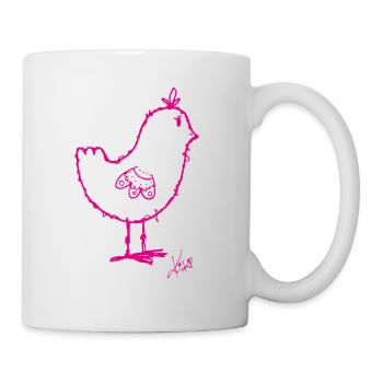 rose kiki - Mug blanc - blanc - Droite