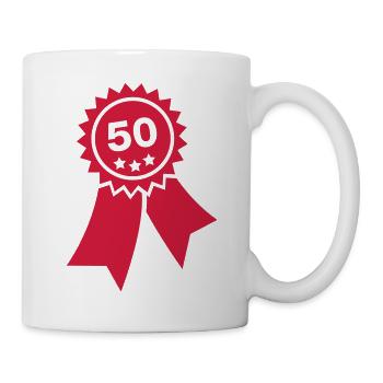 abzeichen_50___f1 - Mug blanc - blanc - Droite