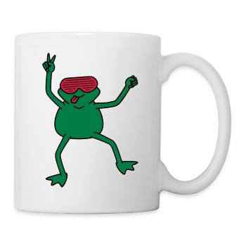 funky_frog - Mug blanc - blanc - Droite