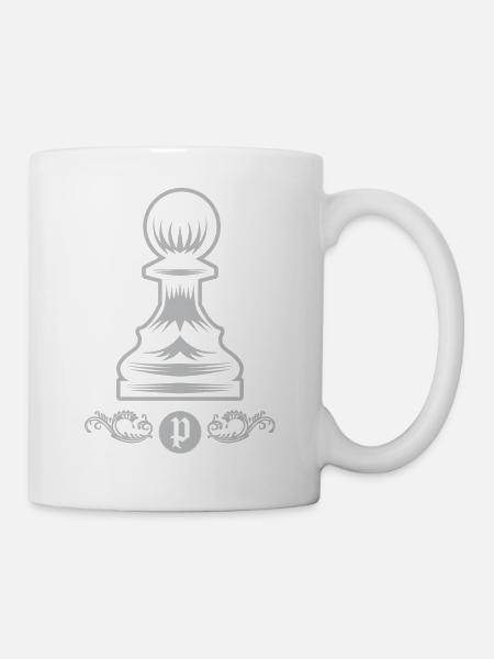 Schach - Der Bauer - Tasse - Weiß